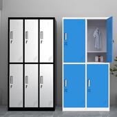 彩色应锁更衣RRG柜身房存包柜存物感柜存柜健带锁铁皮柜员寄工储