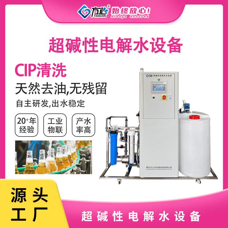 强碱性电解水设备啤酒厂CIP清洗去污超碱水设备厂家直供pH可调