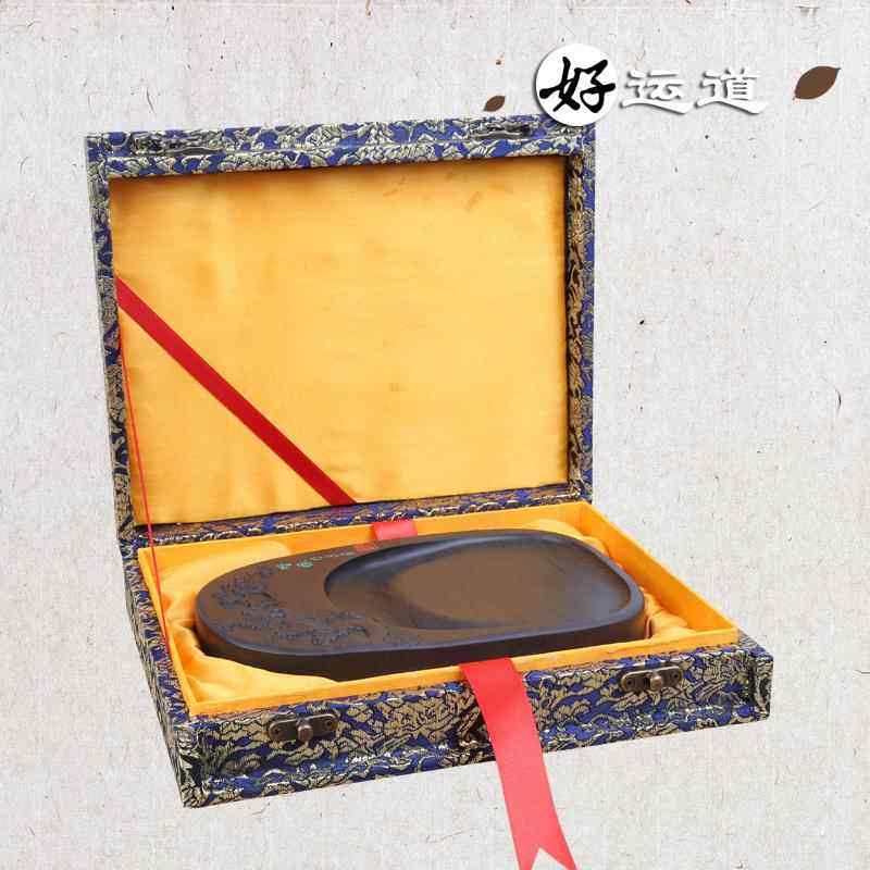 正品书法歙用品笔墨纸初砚砚台8寸砚高档文四宝书法砚台学者 暗香