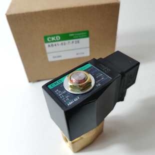 CKD电磁阀AB41 8铜体常闭气阀油阀 4三分G3