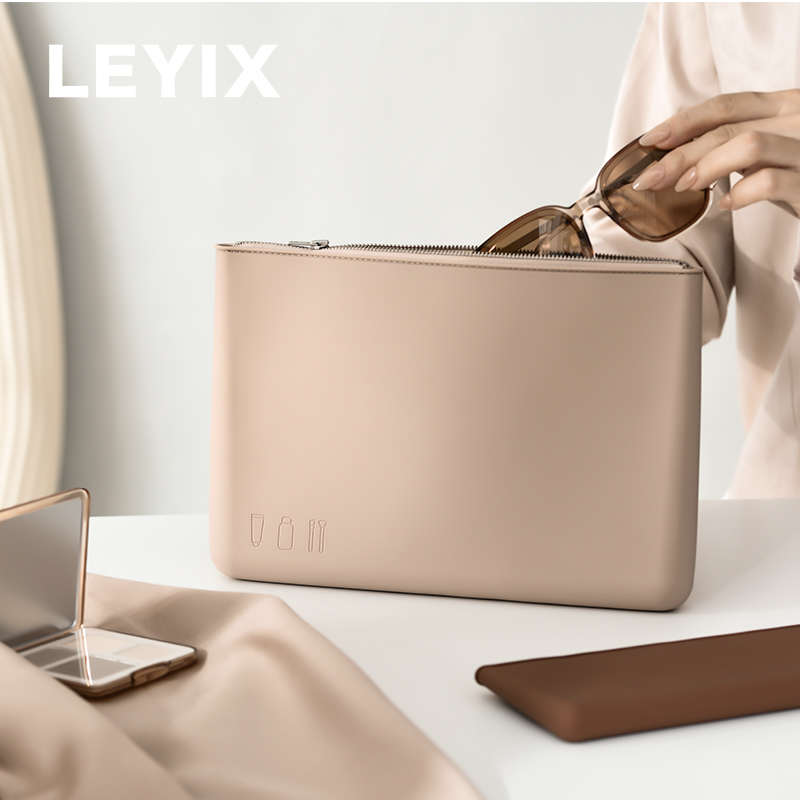 LEYIX化妆刷收纳包硅胶新款袋盒面膜收纳袋便携旅行清洁