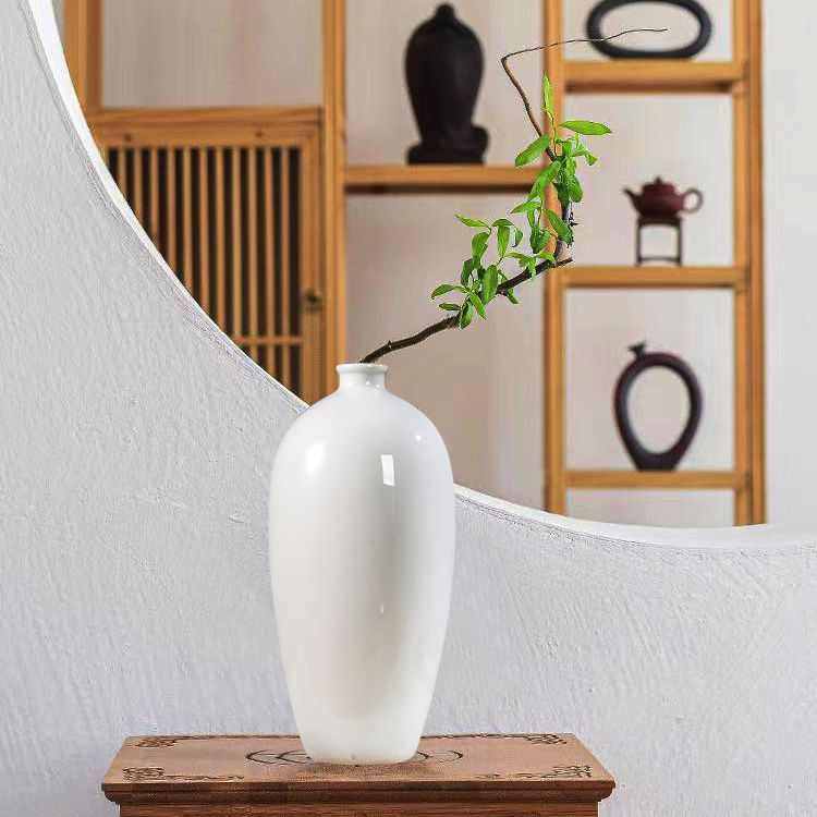 景德镇古风陶瓷器瓶摆件客厅古典中式禅意小口径艺术水培弘智,家居饰品,花瓶,淘宝优惠券,粉丝福利购,淘宝优惠卷