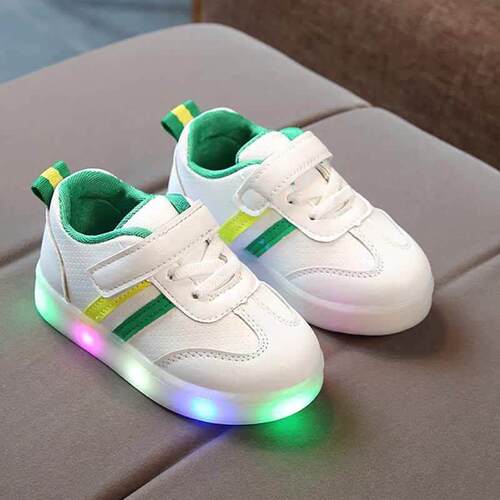 童鞋女童男童鞋summer shoes kids baby boys and girl LED shoes