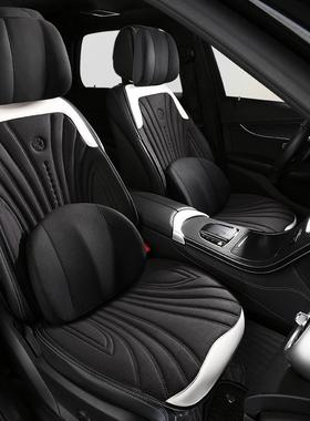 爱丽舍CBKQ2凯旋C3X翻R富康C世嘉4款毛皮小蛮腰马鞍垫-多件套七件