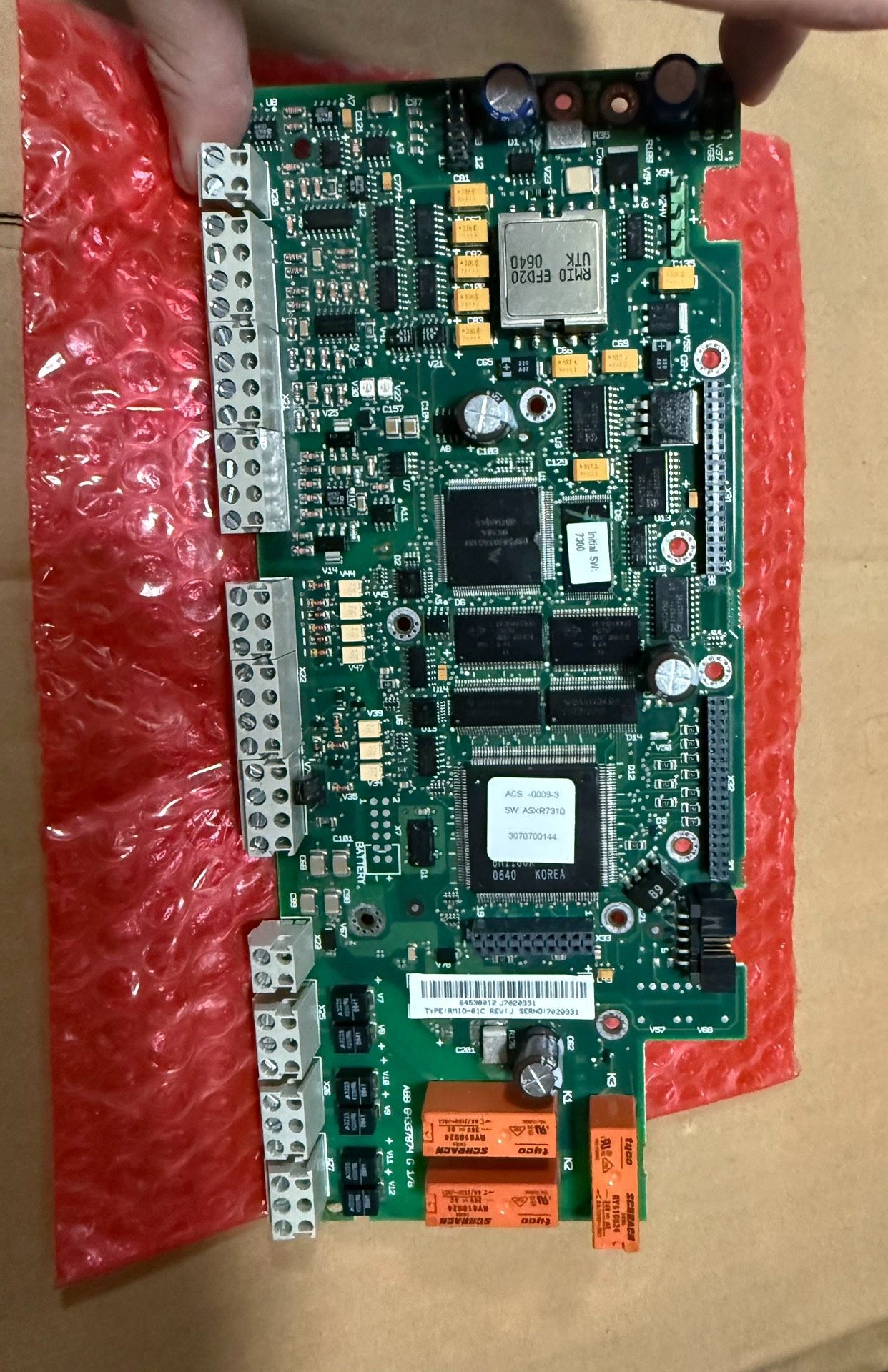 RMIO-01C 全新ABB变频器控制单元主板 实图拍摄全新