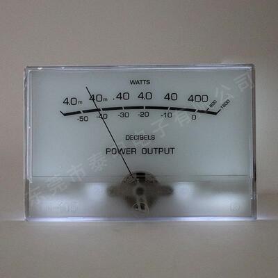 VU电平表TN1表05白底背光高精度DB胆TN-105-B机功放头声-表功压率