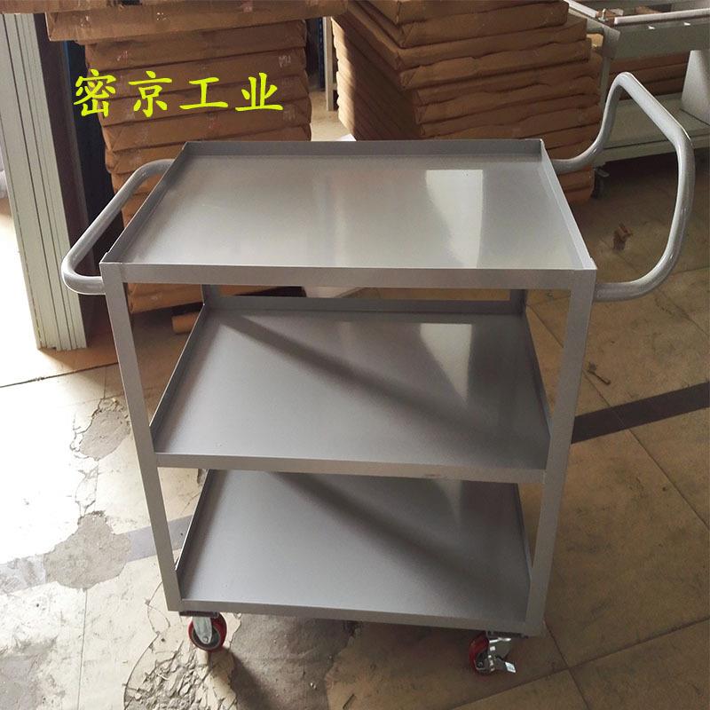 厂家供应物流带轮工具车小推车非标制作来样铁板手推车