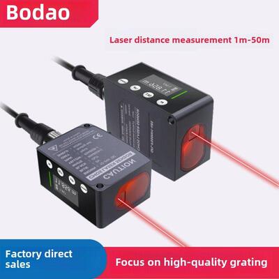 Bgl激光测距仪高精度距离传感器1-50米模拟485连接到计算机Plc测