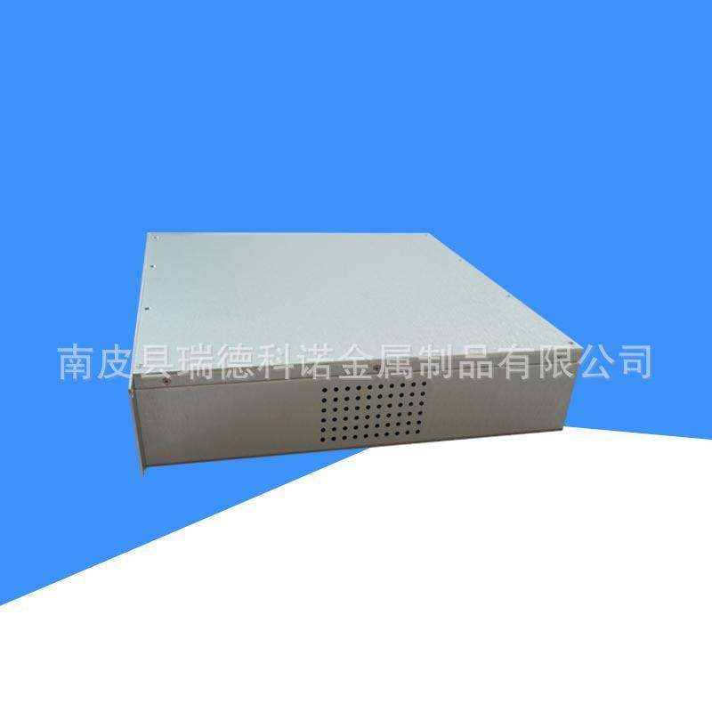 2u服务器机箱 存储机箱插卡 工业钣金机箱上架式服务器工控机仪表