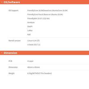 NanoPi Neo Core-LTS 512M RAM/8GB eMMC Allwinner H3 Cortex-A7