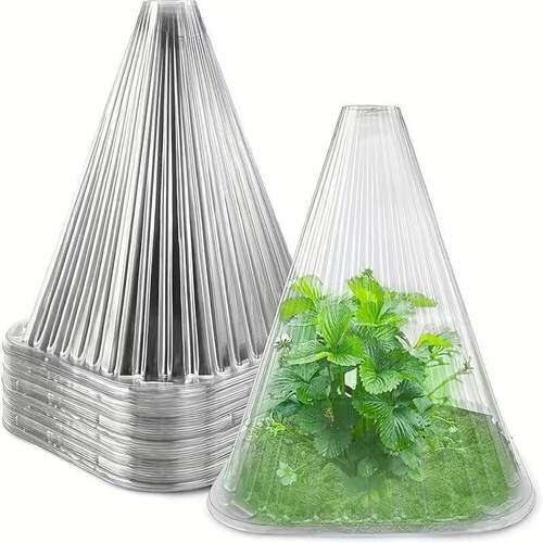 Distributable seedling protection covers, breathable and tra