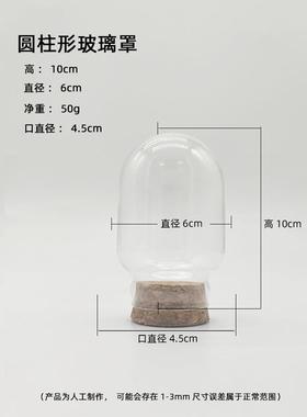 diy玻璃罩软木塞纪念品装饰摆件