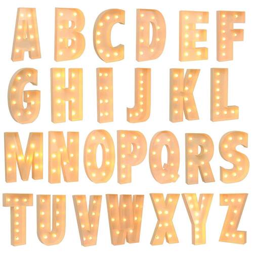 91.5CM Led Light Letter Frame Box Baby Shower Boy Girl ONE L