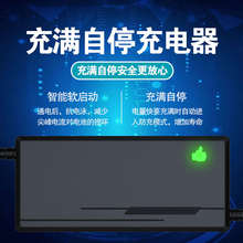 电动车锂电池充电器24v36v48v60v54.6v67.2v2a滑板代驾车保护智能