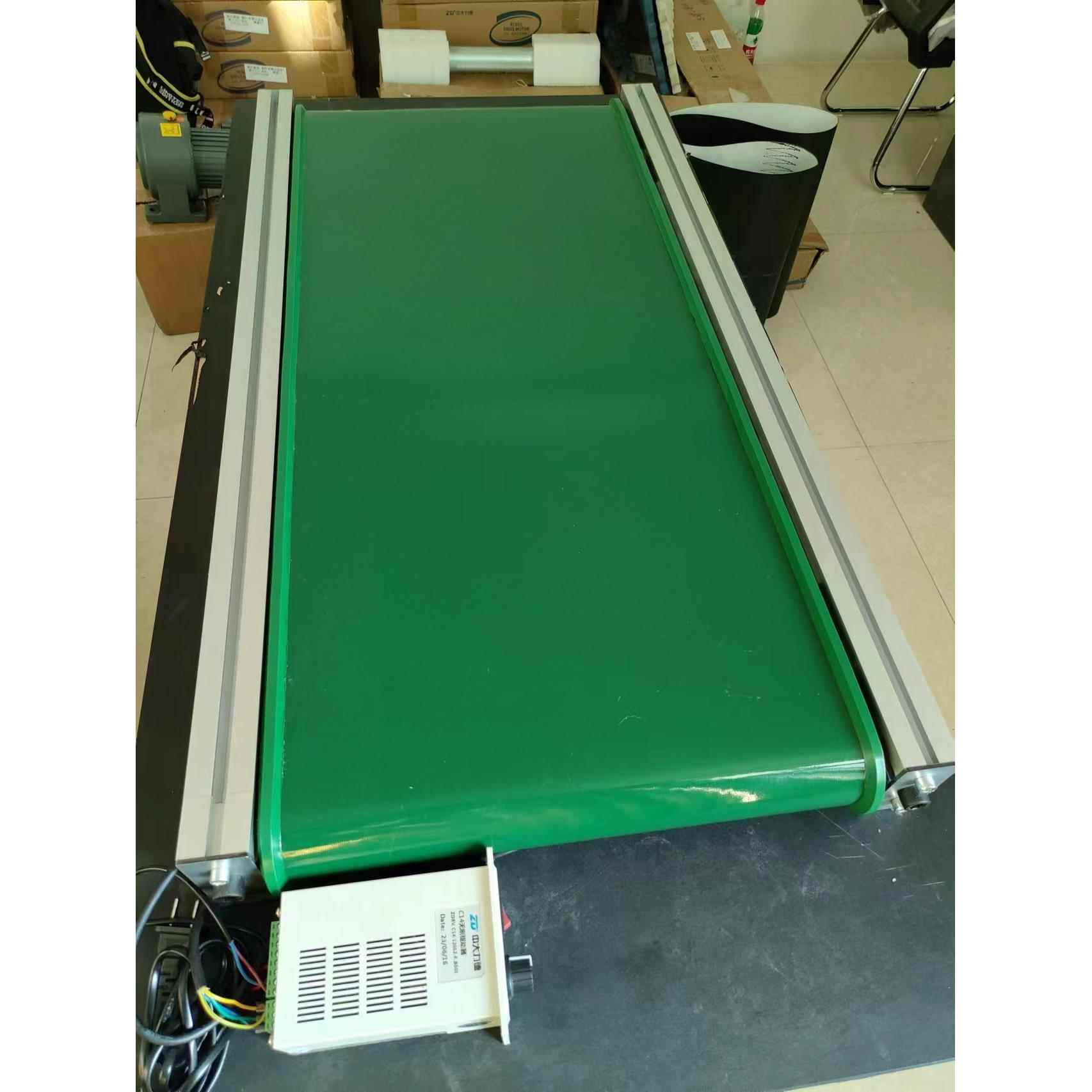 4080款电动滚筒输送机内置电机小型输送带220v交流动力滚筒流水线图片