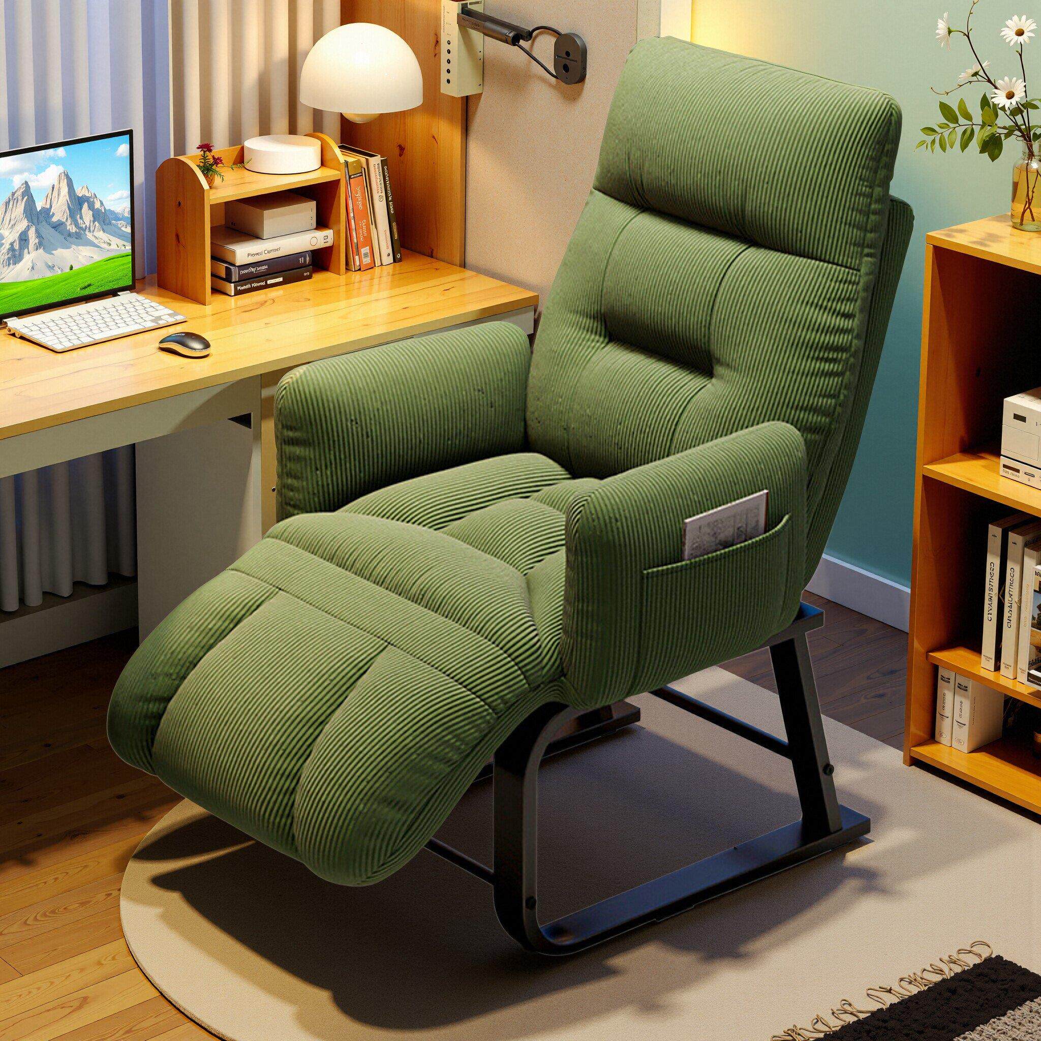 懒人沙发学生宿舍电脑椅家用卧室靠背椅单人小沙发休闲 舒适躺椅