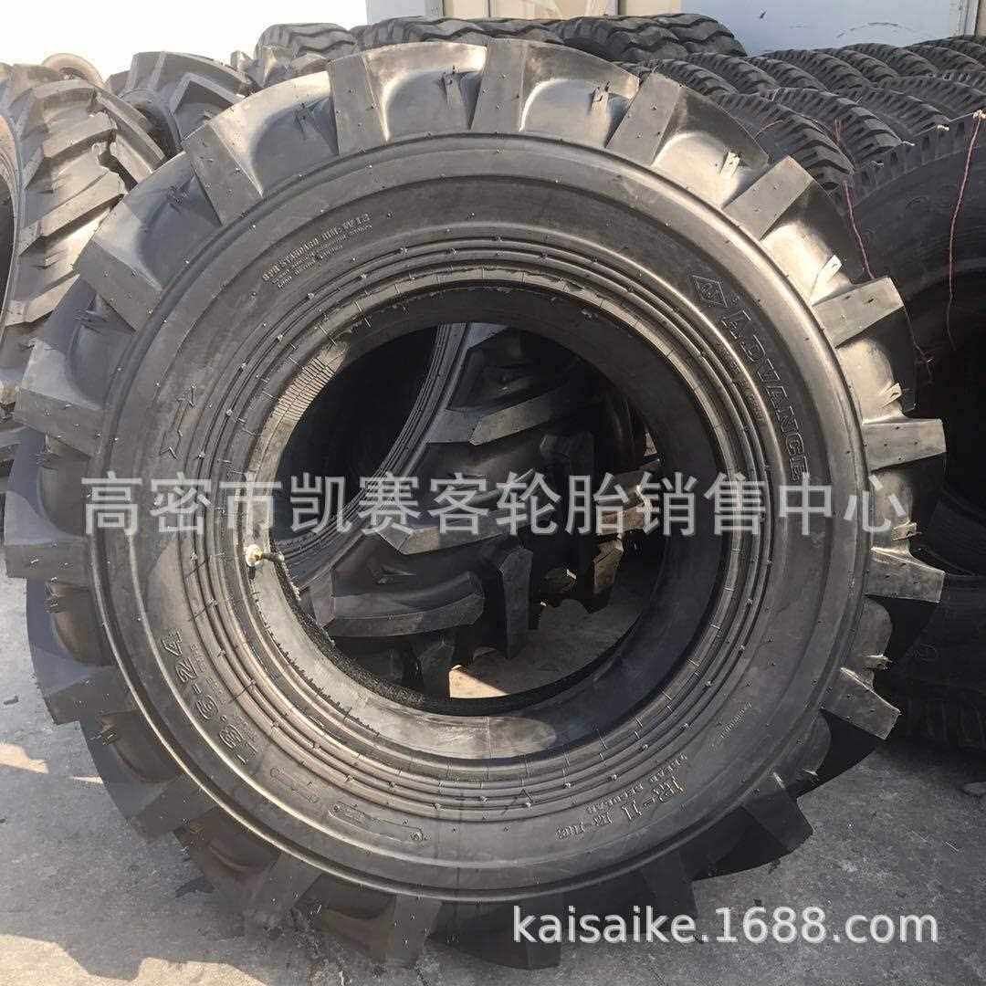 新款直销13.6-24 14.6-24拖拉机轮胎含钢丝带束层 耐磨抗刺扎重载