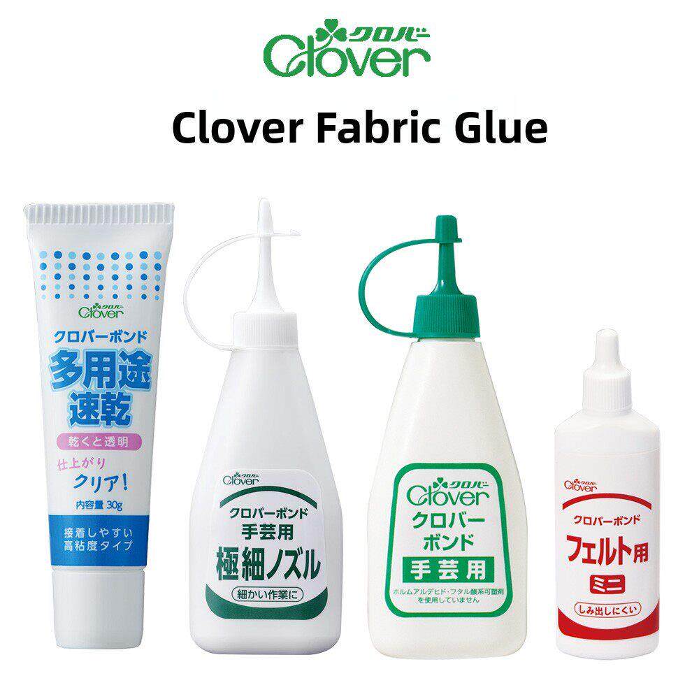 日本clover服装布用白乳胶粘合剂 手工布艺胶水拼布工具 58-401