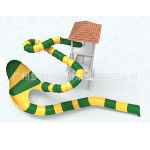 户外水上乐园玻璃钢滑梯设备成人水上乐园滑梯飞毯造型户外滑梯