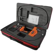 电黄快油枪高压充电式 挖掘 锂电动CG1417润滑黄黄油速注油器便携式