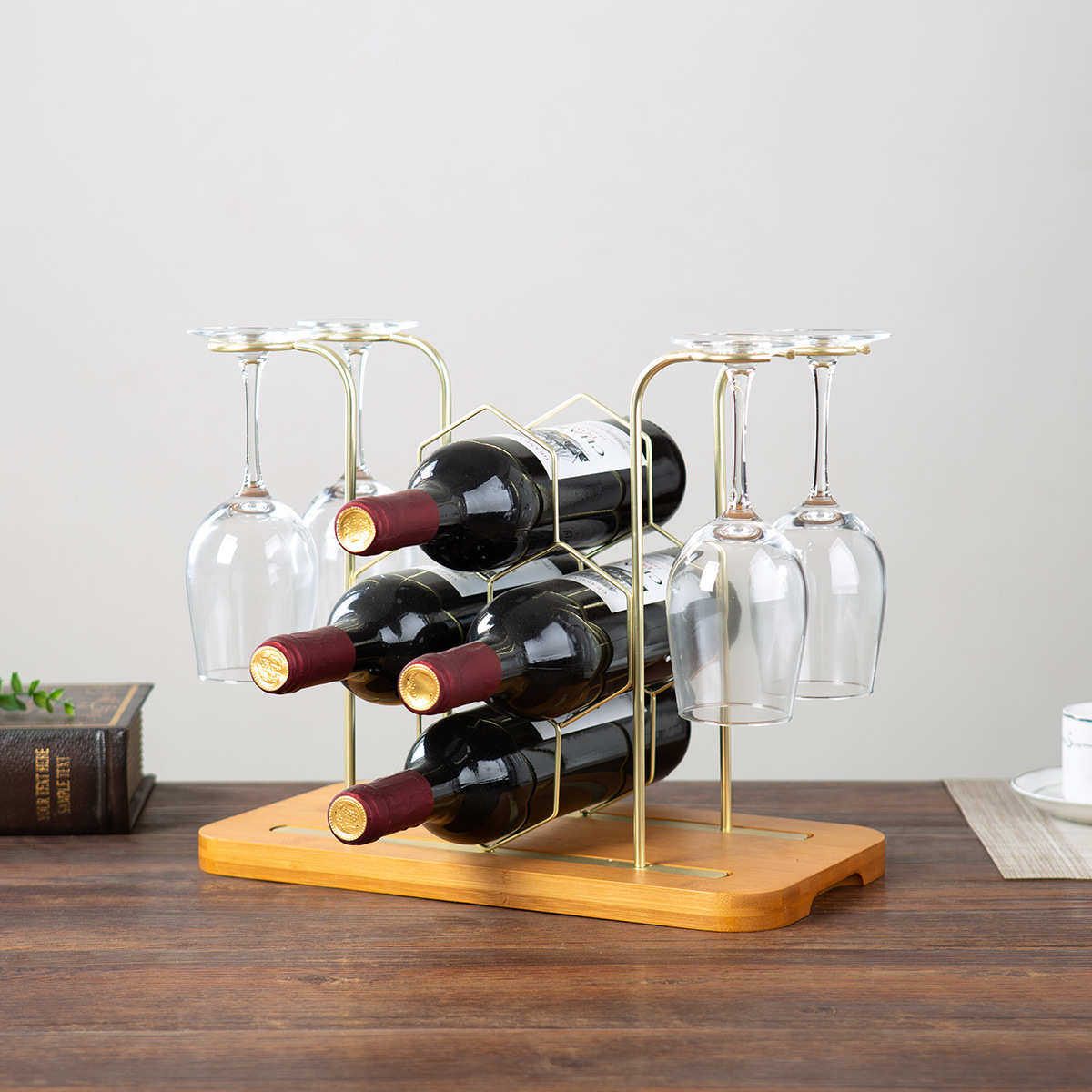 创意欧式红酒架酒杯架倒挂摆件高脚杯架高档酒杯子架酒柜装饰家用