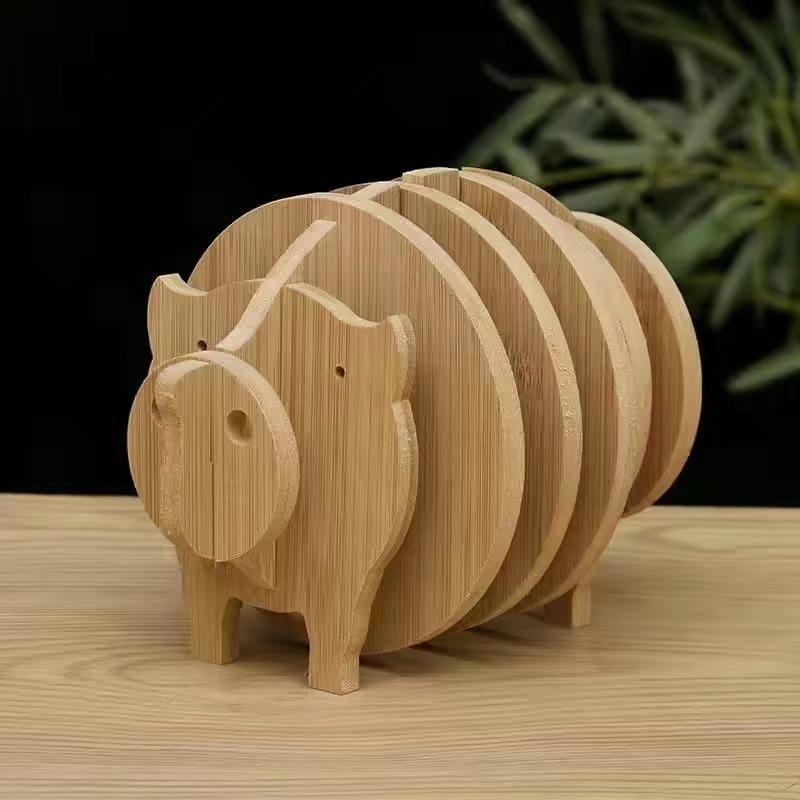 耐高温简约动物造型隔热餐桌餐垫