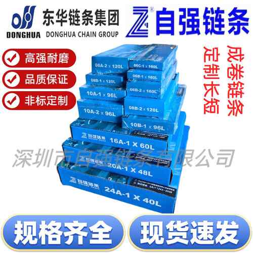 东华自强工业传动链条06B08B10A12A16A20A24A 28A32AAB型多排链条