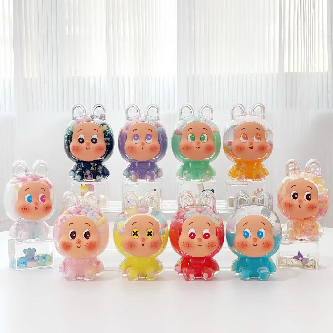 装饰品创意星星流沙烘焙装饰用品
