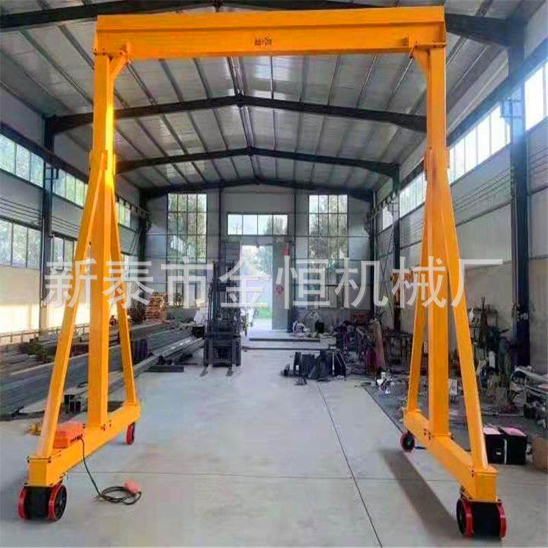 现货门外3吨5吨10吨电动单式龙门吊工地BSV无线遥控室龙梁门吊