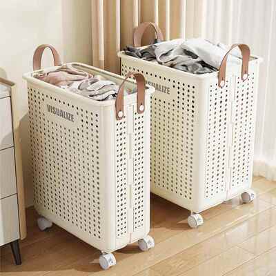 folding large size dirty clothes fabric basket laundry box