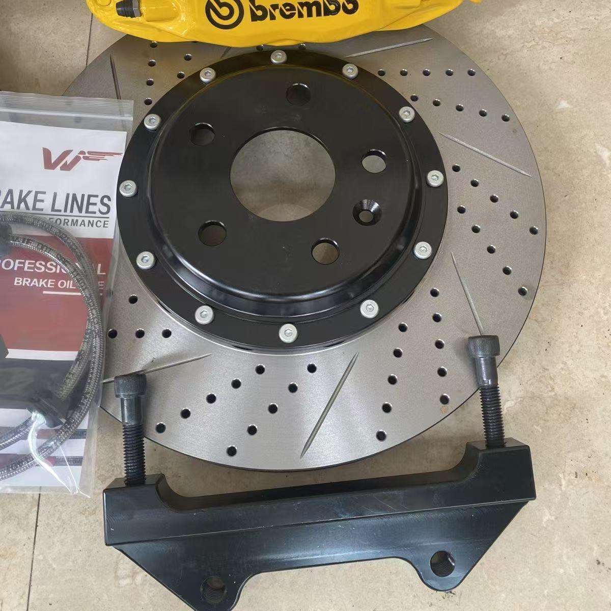 布雷博Brembo F50前轮四活塞刹车卡钳17-20寸330-355盘按车型