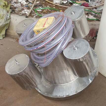 不锈钢浮筒式油水分离器工业油污水处理浮油吸收机