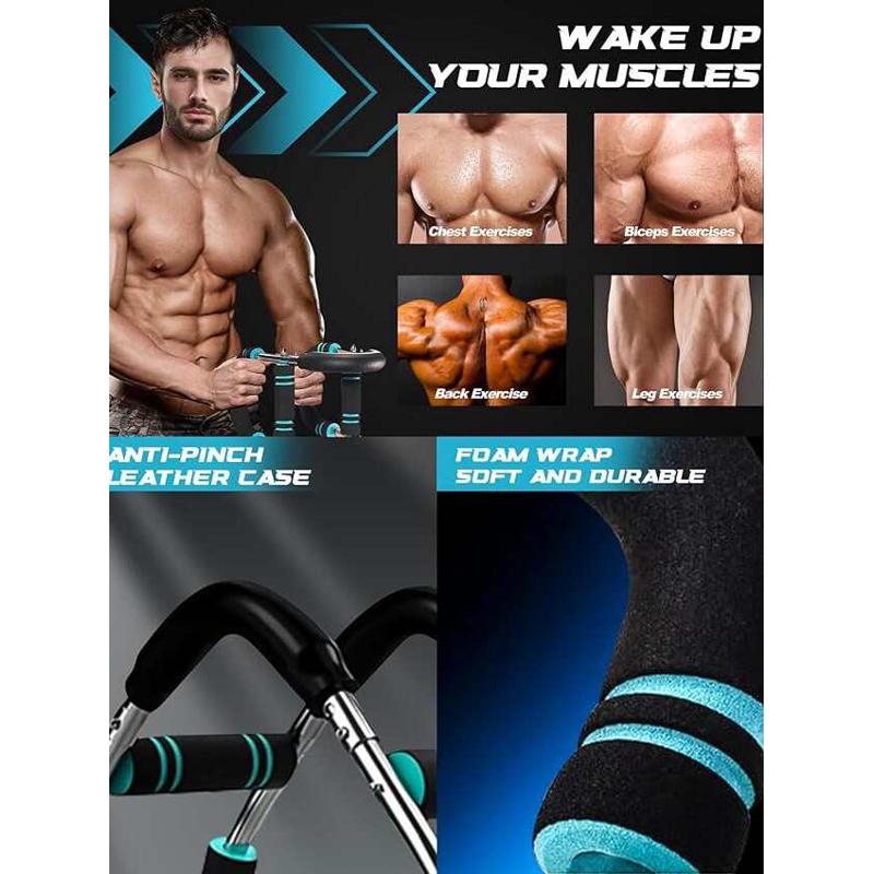 多功能臂力器U型臂力棒臂肌胸肌训练器男士家用健身器材批发