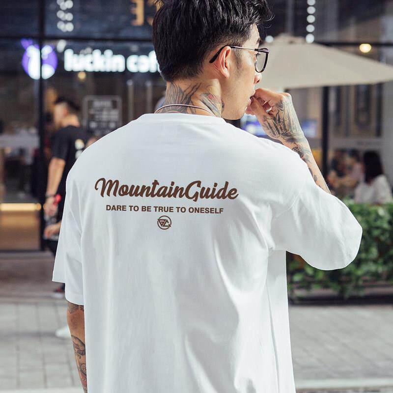 香港潮牌ins港风男装T恤重磅纯棉短袖男夏季新款百搭打底衫上衣