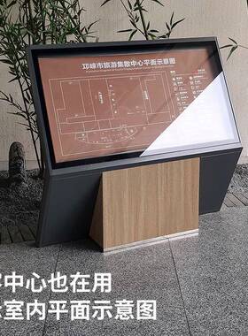 户LXI导视牌落地立店式楼层索引牌外防水斜面导向商场酒广告器牌