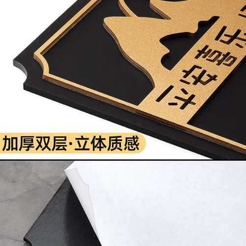 门牌号码牌家用门牌特制创意网红风住宅小区轻奢酒店别墅包厢民宿
