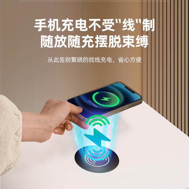 2024新款仿真火焰电子壁炉石墨烯家用卧室取暖器电暖气床头柜