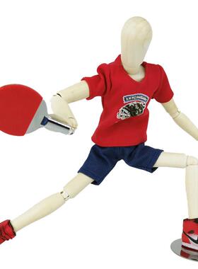 梧棣木人创意乒乓球运动主题礼物装饰摆饰乒乓球爱好者礼品