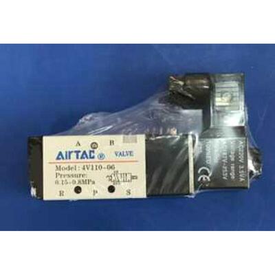 原装亚德客二位五通电磁阀 4V110-06 DC24V 4V11006A/B AIRTAC