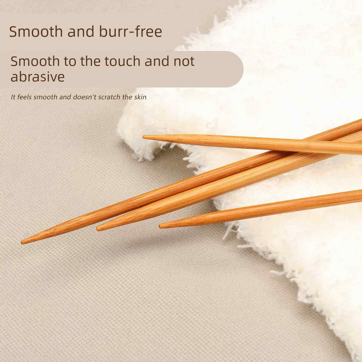 织毛衣针竹针织围巾棒针工具全套手工编织毛线针直针织毛衣的签子