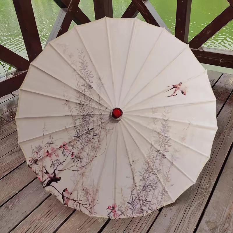 正品出儿童古典艺舞演服雨涧春行图表演服女飘逸摆中国风考大裙舞