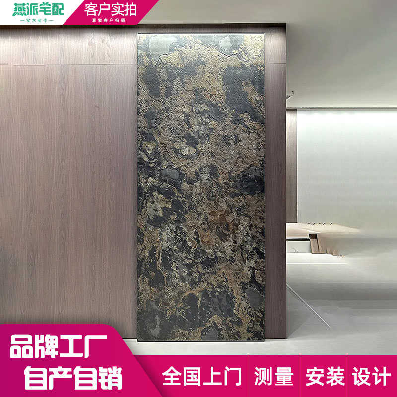 精品幽灵门定做隐形门卫生间厨房门厕所移门无轨门彩雕门推拉门谷