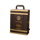 高档酒盒定制小批量皮质双支装 手提红酒盒子白酒葡萄酒礼品盒包装