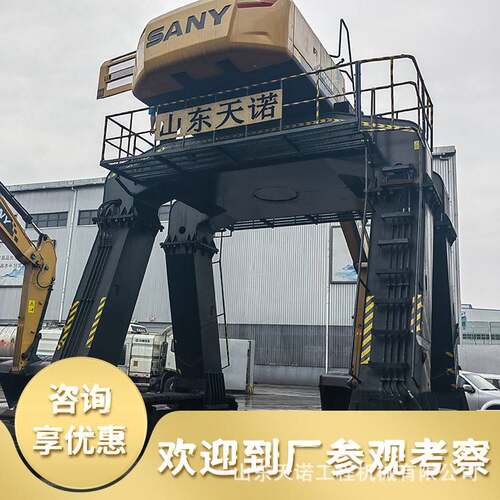 铁路卸火车皮挖掘机大长腿卸煤钩机龙门架挖掘机