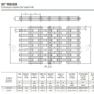 热销钢厂用输送链条P500P650P750P600耐高温高强度传动链条