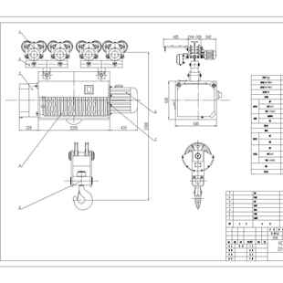 20t豫正工钢绳电动葫芦CD单速重电动葫芦丝MCCA型D型双速电动葫芦