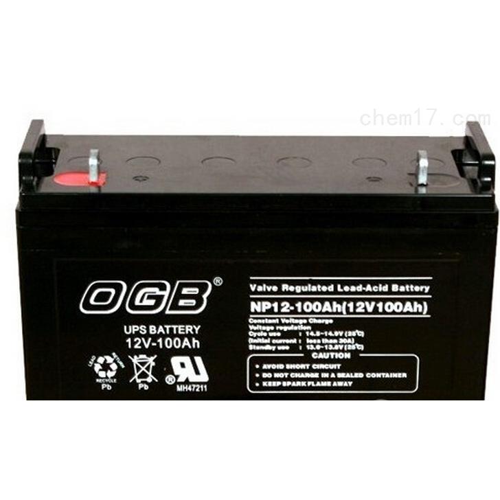 OGB蓄电池12V24AH消防设施NP12-24机房UPS备用电源/监控/照明门禁