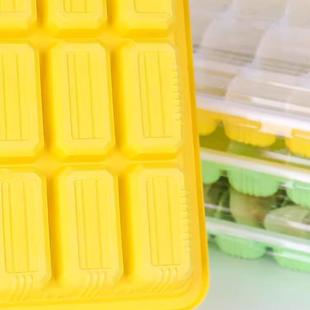 加厚一次性饺子盒多格分格塑料盒速冻水饺专用打包盒食品级带盖
