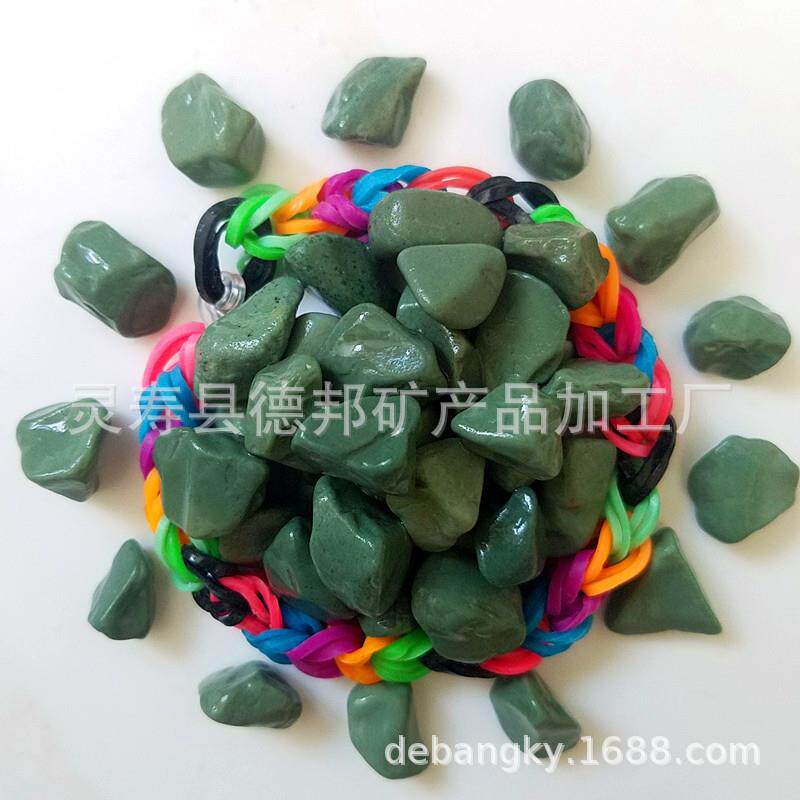 水洗石厂家发铺路海洋绿石子 灰石子 黄石子 透水地坪胶粘石石子