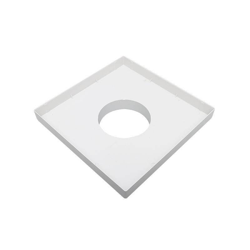 供应新款加厚防结露ABS塑料方圆罩天方地圆接口排风口配件